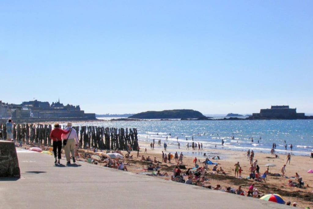 St Malo Maison Avec Jardin Proche Gare Plage Intramuros Chien Admis Parking Gratuit Saint-Malo Kültér fotó